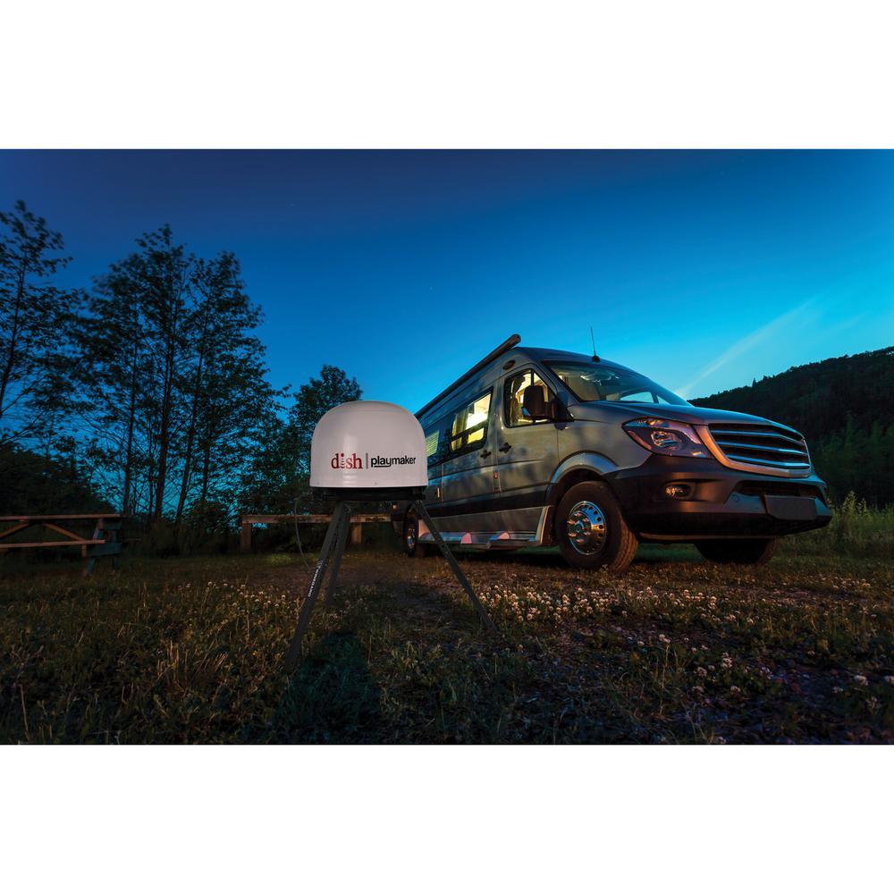 Playmaker Satellite Antenna with DISH Wally HD Receiver - Super Arbor