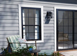 RELIABILT 150 Series New Construction 35-1/2-in x 71-1/2-in x 3-1/4-in Jamb Black Vinyl Dual-pane Single Hung Window with Grids Half Screen Included
