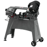 1/2 HP 5 in. x 6 in. Metalworking Horizontal and Vertical Band Saw with Open Stand, 3-Speed, 115/230-Volt, HVBS-56M - Super Arbor