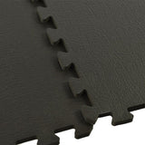 Greatmats Sport Plus Designer Black 2 ft. x 2 ft. x 0.39 in. Interlocking High Density Foam Floor Tiles (Case of 25)