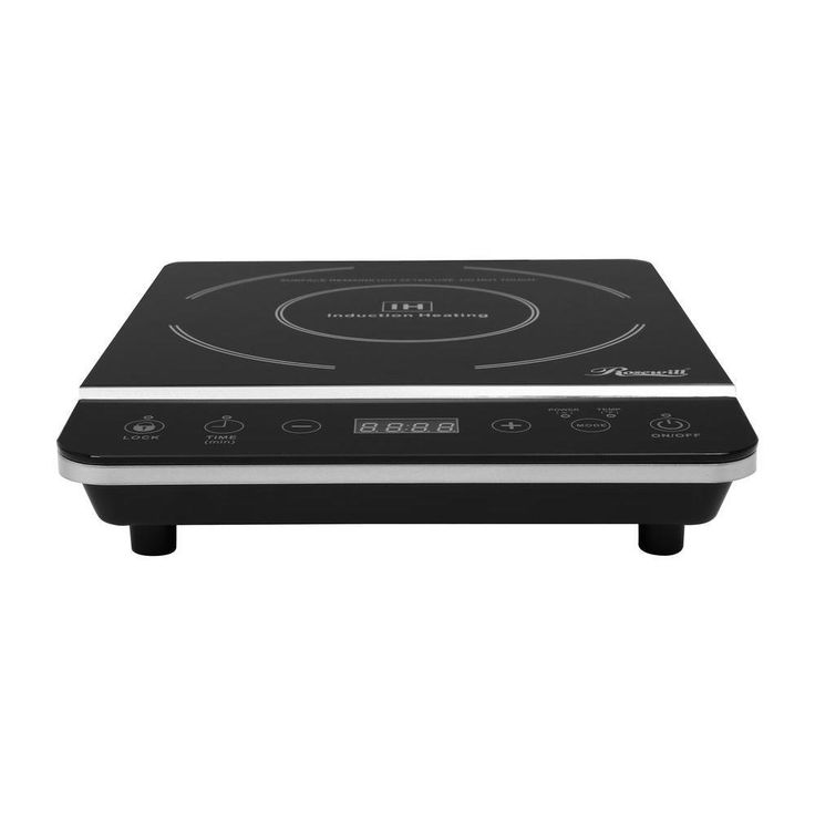 1800W Single Burner 13 in. Black Hot Plate with Temperature Controls