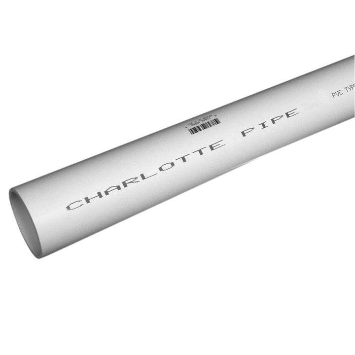 1/2 in. x 2 ft. PVC Schedule 40 Pressure Plain End Pipe - Super Arbor