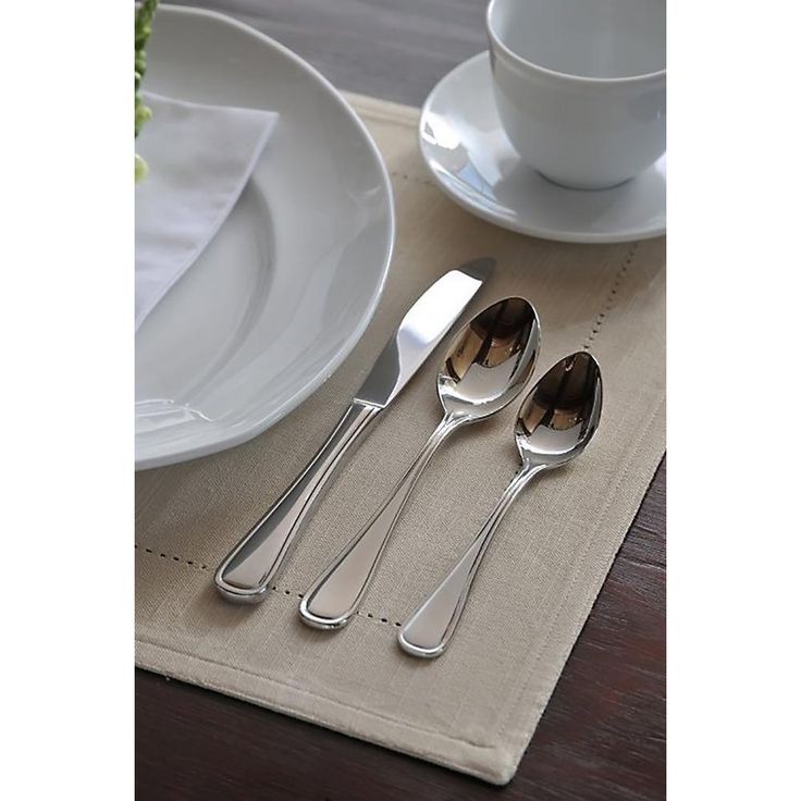 New Rim Silver 18/10 Stainless Steel A.D. Coffee Spoon (12-Pack)