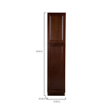 Benton Assembled 18x84x24 in. Pantry Cabinet with Adjustable Shelves in Amber - Super Arbor
