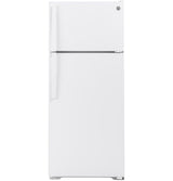 GE 17.5 cu. ft. Top Freezer Refrigerator in White
