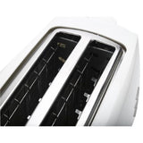 4-Slice White Long Slot Toaster with Cool-Touch Exterior