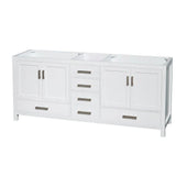 Sheffield 59 in. Double Vanity Cabinet Only in White - Super Arbor