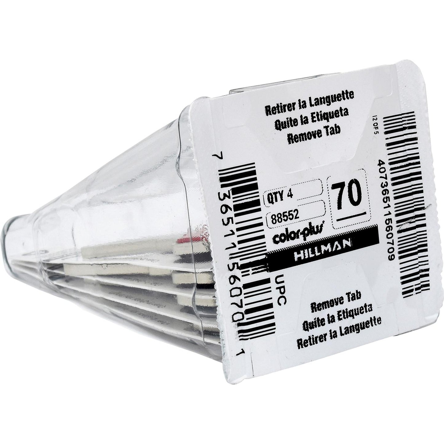 Hillman Traditional Key House/Office Key Blank 70 DE6, DE5, HR1, MD17 Single for Dexter Locks