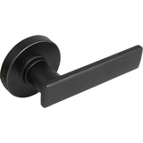 Westwood Satin Nickel Hall and Closet Door Lever with Round Rose (4-Pack)