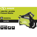 Sun Joe 1450 PSI 1.45 GPM Electric Hand-Carry Pressure Washer