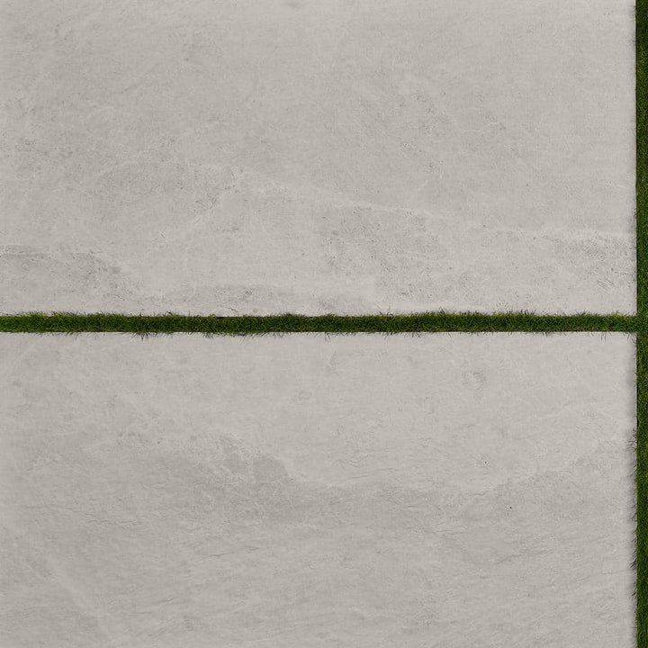 Ivy Hill Tile LithoTech 23.62 in. x 47.24 in. x 0.78 in. Chalk White Matte Porcelain Floor Paver Tile (7.74 sq. ft./Each)