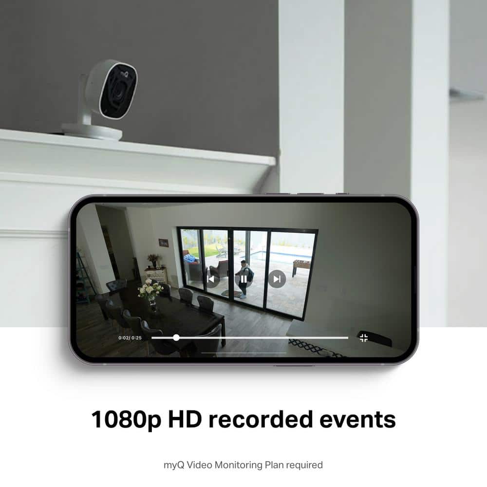 Chamberlain myQ Smart Indoor Home Security Camera