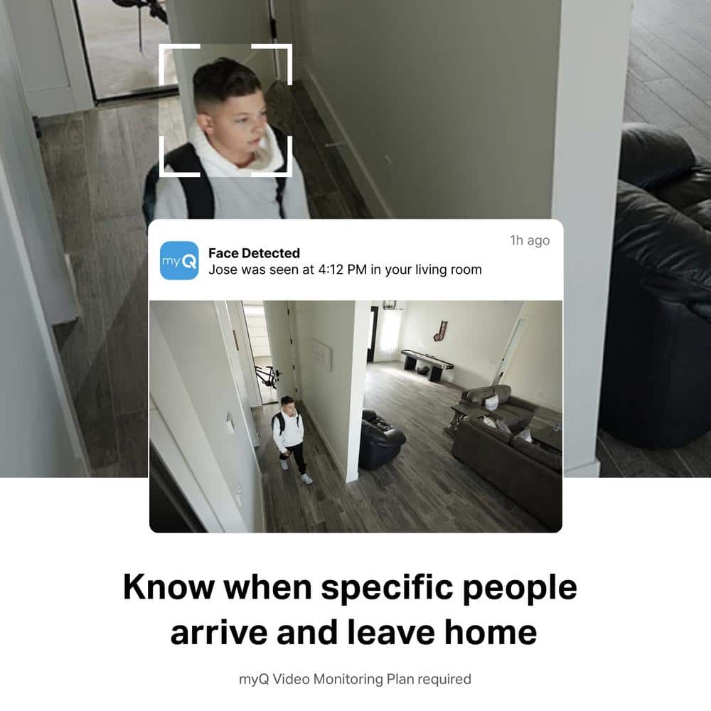 Chamberlain myQ Smart Indoor Home Security Camera