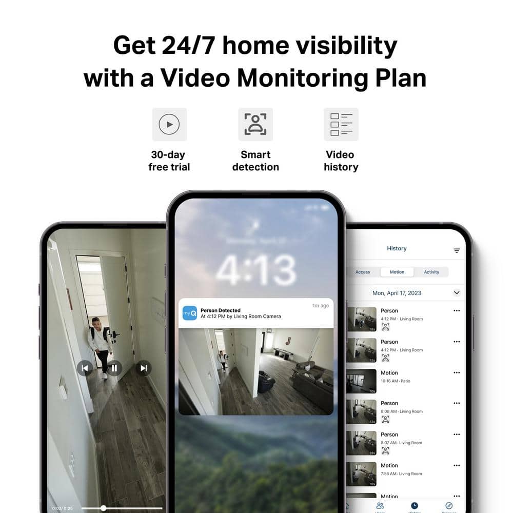 Chamberlain myQ Smart Indoor Home Security Camera