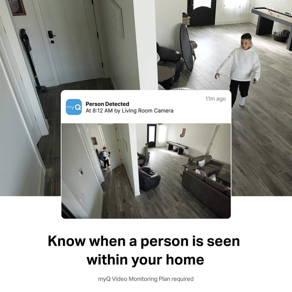 Chamberlain myQ Smart Indoor Home Security Camera
