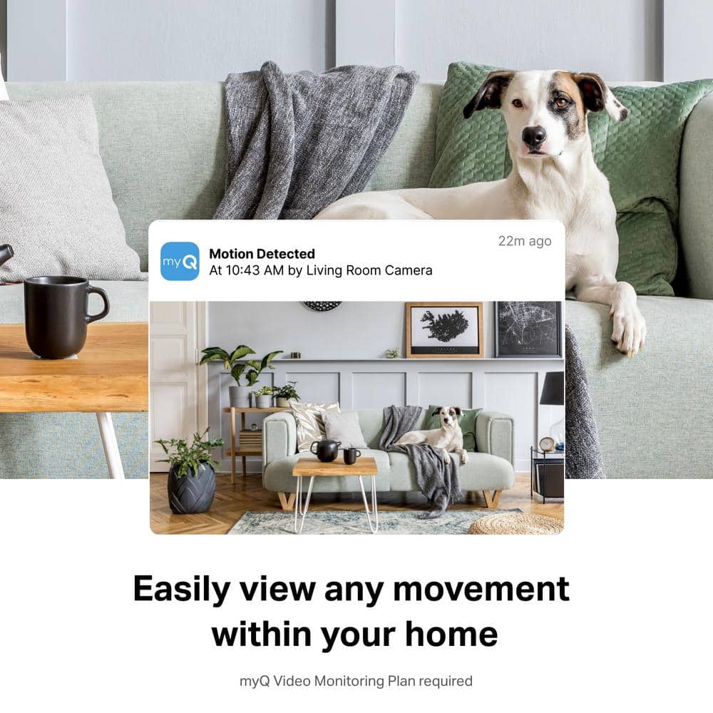 Chamberlain myQ Smart Indoor Home Security Camera