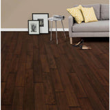 ASPEN FLOORING Chandler Caucho Wood 3/4 in. T x 4.5 in. W Light Distressed Solid Hardwood Flooring (21.82 sqft/case)