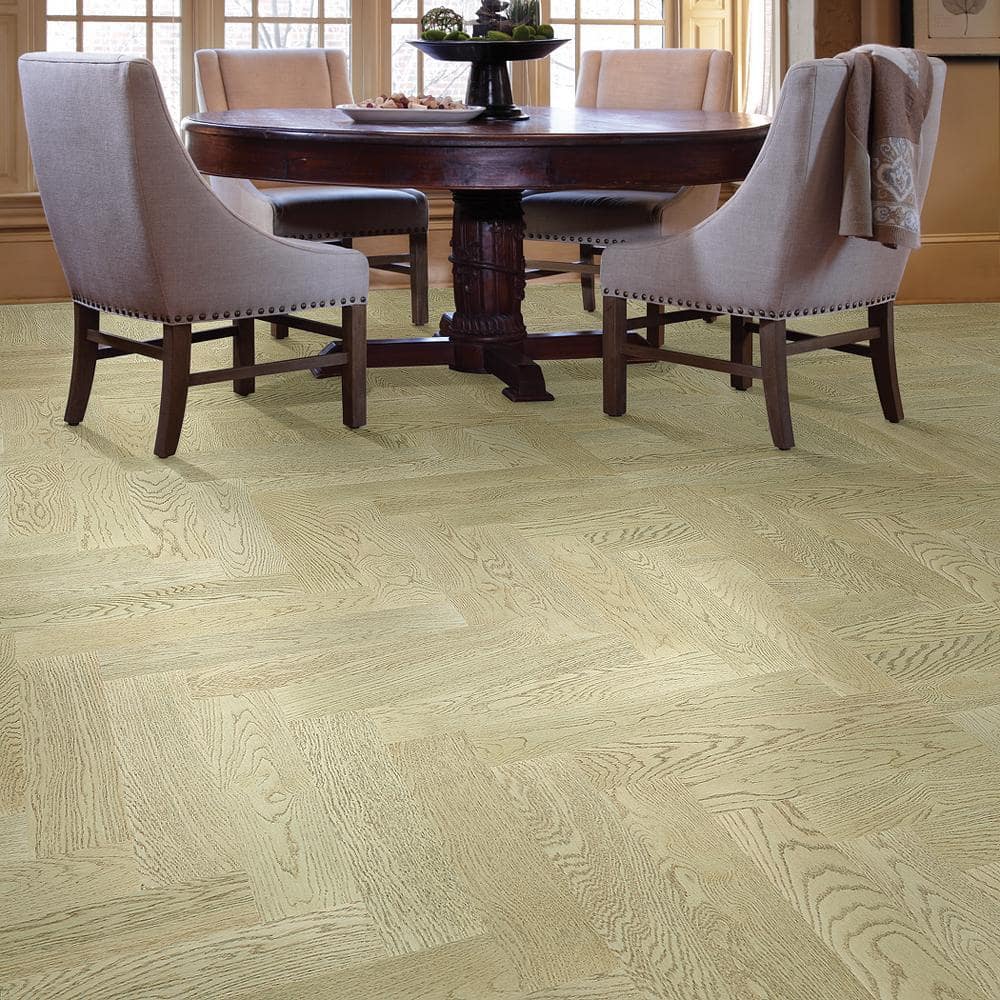 Shaw Rodeo Drive Chanel White Oak 1/2 in. T X 5 in. W Tongue and Groove Engineered Hardwood Flooring (27.9 sq.ft./case)