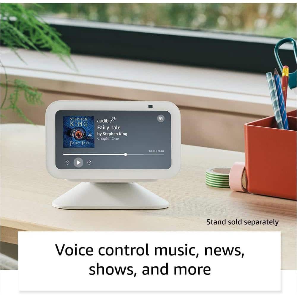Amazon Echo Show 5 (3rd Gen, 2023 release), Smart Display with Deeper Bass and Clearer Sound, Charcoal