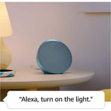 Amazon Echo Pop (1st Gen, 2023 Release) Full Sound Compact Smart Speaker with Alexa, Charcoal