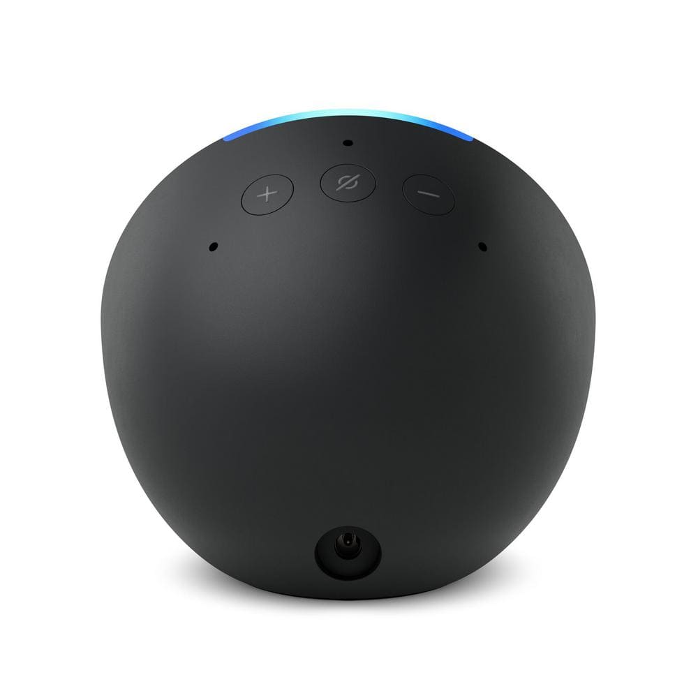 Amazon Echo Pop (1st Gen, 2023 Release) Full Sound Compact Smart Speaker with Alexa, Charcoal