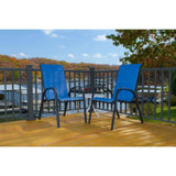 EZ Handrail 3 in. x 3 in. x 44 in. Bronze Aluminum Post with Welded Base