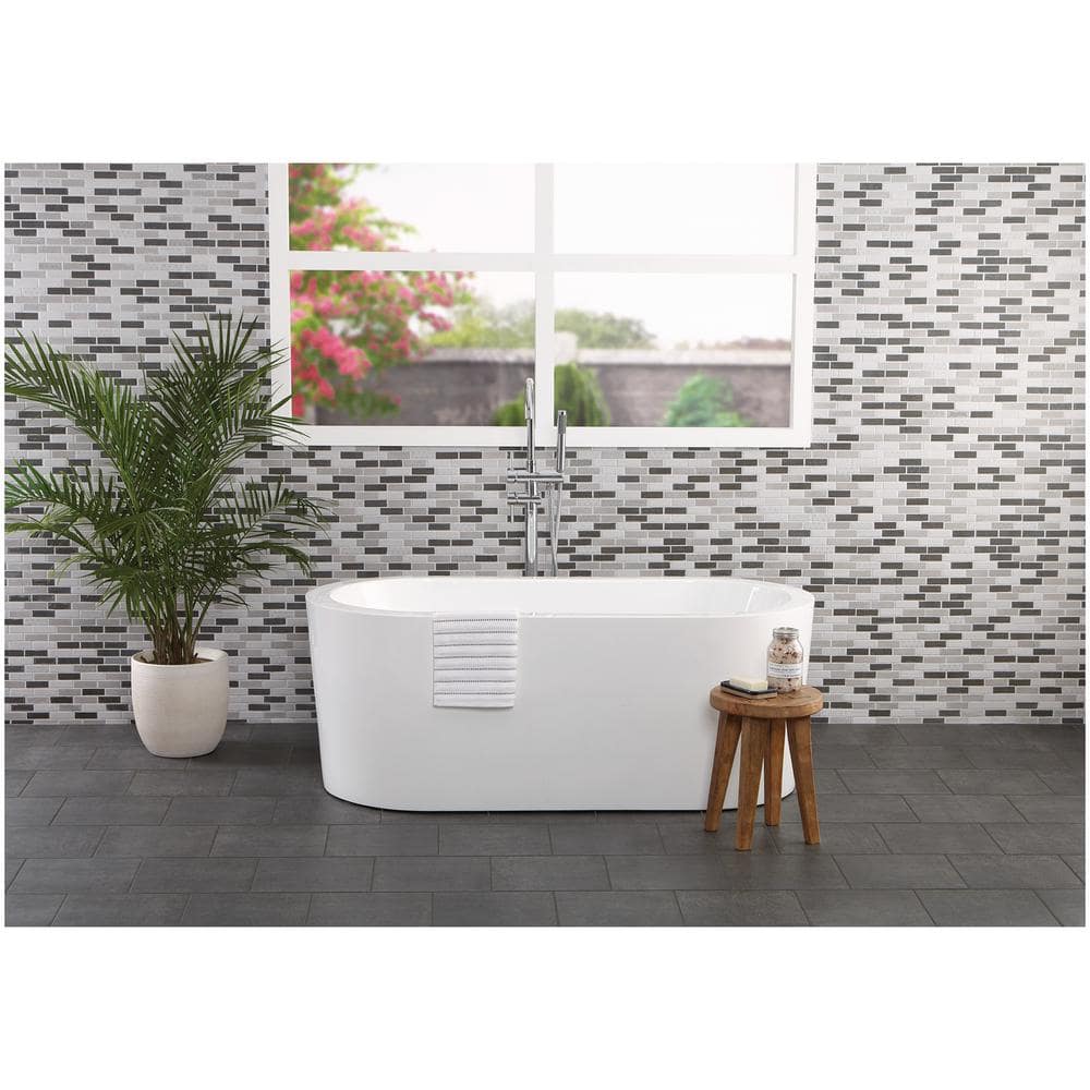 Marazzi Eclectic Vintage Charcoal Concrete 12 in. x 12 in. Porcelain Floor and Wall Tile (14.55 sq. ft. / case)