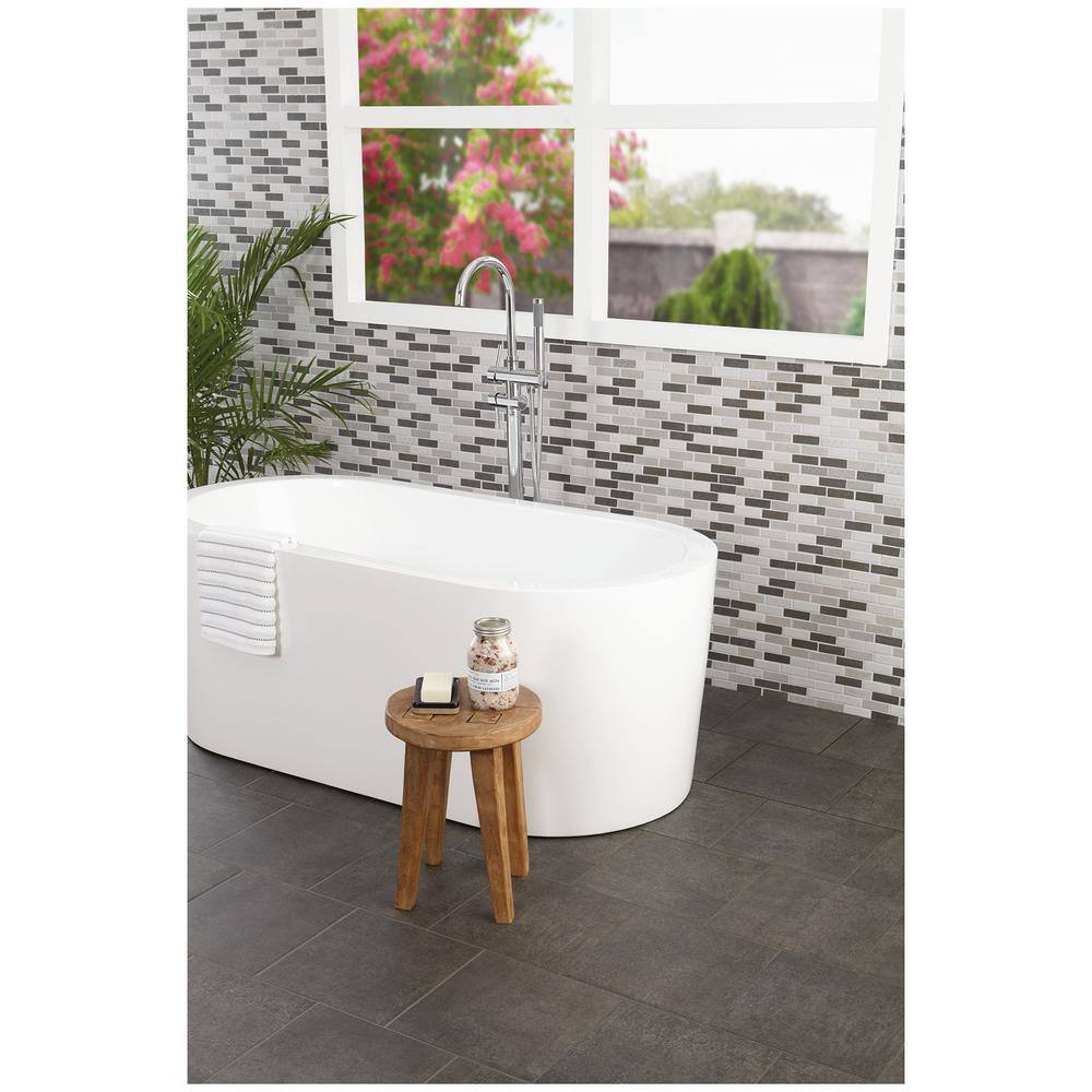 Marazzi Eclectic Vintage Charcoal Concrete 12 in. x 12 in. Porcelain Floor and Wall Tile (14.55 sq. ft. / case)
