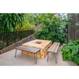 DESIGN VU Bali 6 ft. x 3 ft. Charcoal Recycled Polymer Decorative Screen Panel, Wall Decor and Privacy Panel