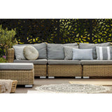 DESIGN VU Evergreen 6 ft. x 3 ft. Charcoal Recycled Polymer Decorative Screen Panel, Wall Decor and Privacy Panel