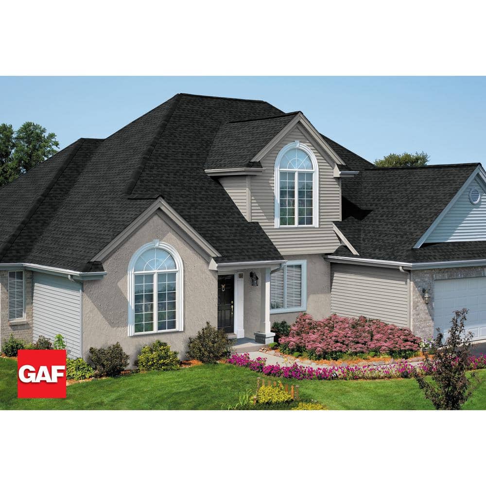 GAF Timberline Natural Shadow Charcoal Algae Resistant Architectural Shingles