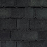 GAF Camelot II Charcoal Gray Designer Laminated Architectural Asphalt Shingles, 17 in. x 34.5 in., 25 sq. ft. per Bundle (14-Piece)