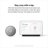 Google Nest Thermostat - Smart Programmable Wi-Fi Thermostat - Charcoal