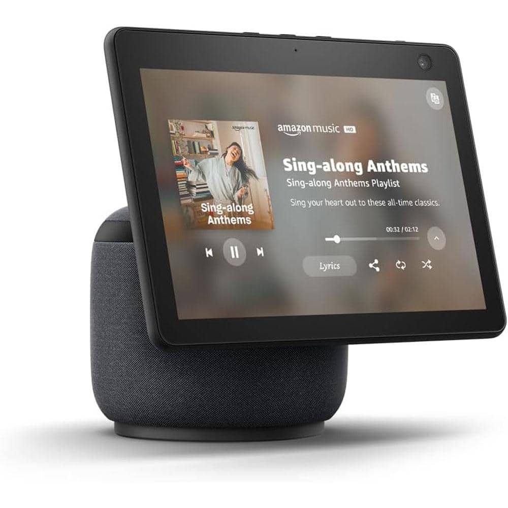 Amazon Echo Show 10 (3rd Gen) HD Smart Display with Motion and Alexa in Charcoal