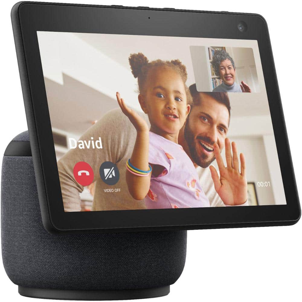 Amazon Echo Show 10 (3rd Gen) HD Smart Display with Motion and Alexa in Charcoal