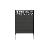 Enclo Privacy Screens 4 ft. x 3 ft. Nappa Lasercut WoodTek Vinyl Privacy Screen Kit