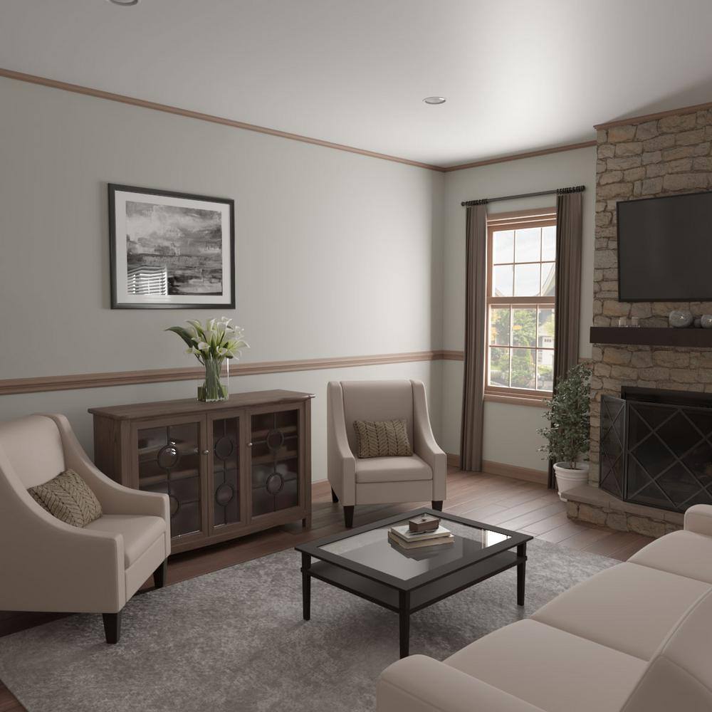 Ekena Millwork WM60 0.56 in. D x 1.75 in. W x 96 in. L Wood (Cherry) Crown Molding