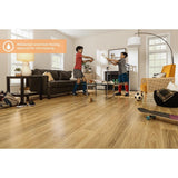 Pergo XP+ Cheshire Bluff Hickory 10 mm T x 6.1 in. W Waterproof Laminate Wood Flooring (20.15 sqft/case)