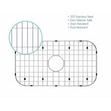 CHESHIRE 27.4 in. Stainless Steel Bottom Grid for Kitchen Sinks