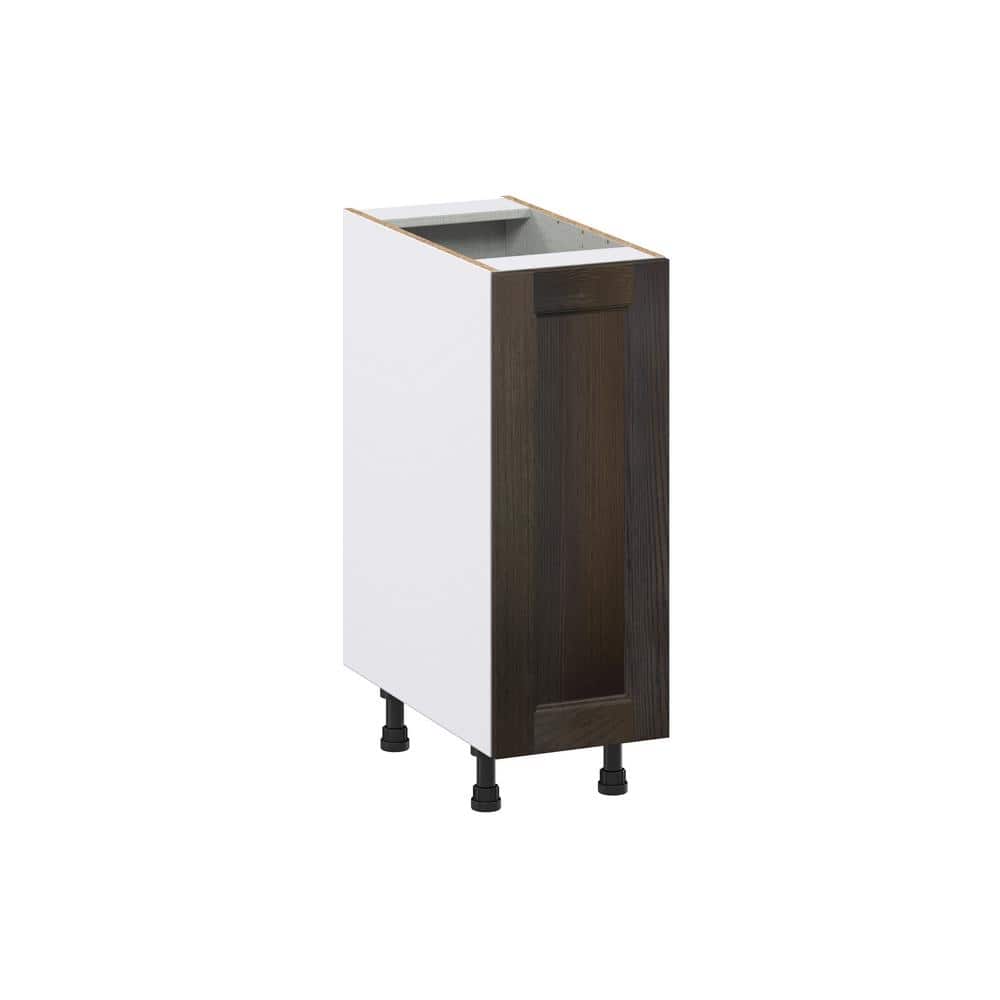Lincoln 12 in. W x 34.5 in. H x 24 in. D Chestnut Solid Wood Assembled PullOut Left Spice Rack Kitchen Cabinet