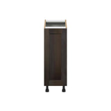 Lincoln 12 in. W x 34.5 in. H x 24 in. D Chestnut Solid Wood Assembled PullOut Left Spice Rack Kitchen Cabinet