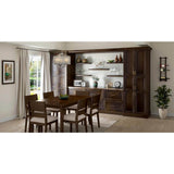 J COLLECTION Lincoln Chestnut Solid Wood Assembled Shallow Base Kitchen Cabinet with Inner Drawers (24 in. W x 34.5 in. H x 14 in. D)