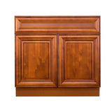 LIFEART CABINETRY Cambridge Assembled 42x34.5x24 in. Base Cabinet with 2 Doors and 1 Drawer in Chestnut