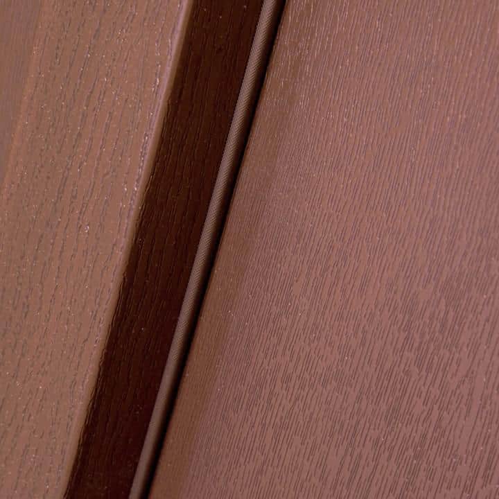 Steves & Sons Regency 36 in. x 80 in. 3/4 6-Lite Clear Glass LHOS Chestnut Stain Mahogany Fiberglass Prehung Front Door