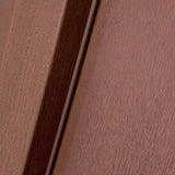 Steves & Sons Regency 36 in. x 80 in. 3/4 6-Lite Clear Glass LHOS Chestnut Stain Mahogany Fiberglass Prehung Front Door