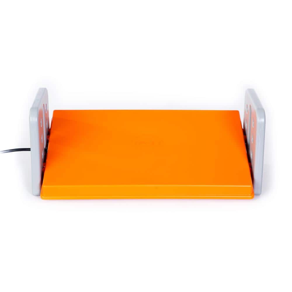 K&H 11.5 in. x 20 in. x 8 in. 40-Watt Thermo-Poultry Brooder Large Gray/Orange