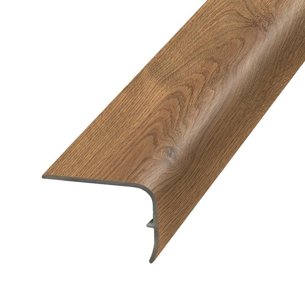 PERFORMANCE ACCESSORIES Chicory Vinyl Stair Nose Molding, 1.32 in. Thick x 1.88 in. Wide x 78.7 in. Length