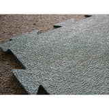 Rubber-Cal Terra-Flex 1/4 in. x 24 in. x 24 in. Chocolate Interlocking Rubber Mat (5-Pack, 20 sq. ft.)