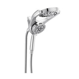 Delta HydroRain Chrome Two-in-One 4-Spray Dual Shower Head with Hand Shower, 1.75 GPM (6.6 LPM), 6 in.