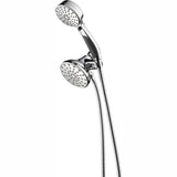 Delta ActivTouch 9-Spray 3.7 in. Dual Wall Mount Fixed and Handheld Shower Head in Stainless